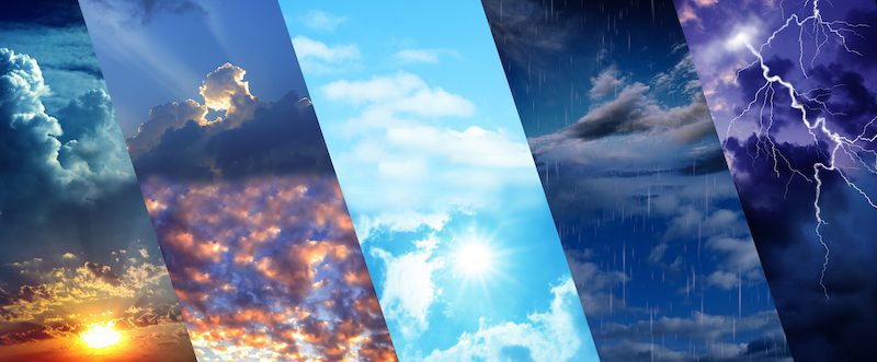 Different weather conditions