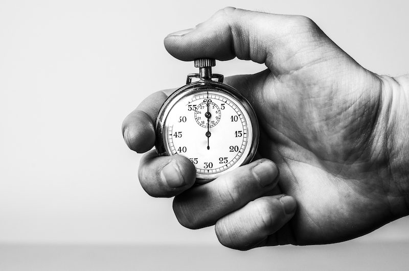 how a business can improve time management - stop watch