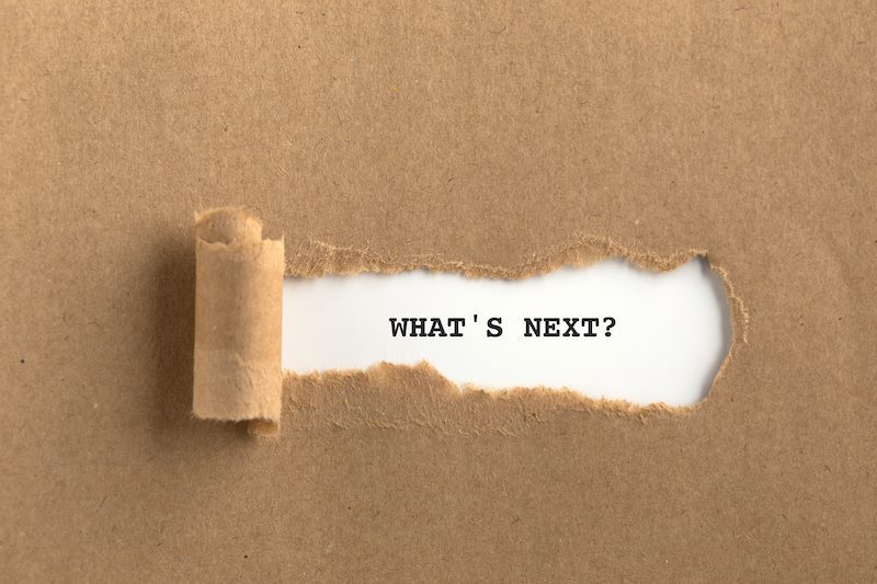 what next ripped paper