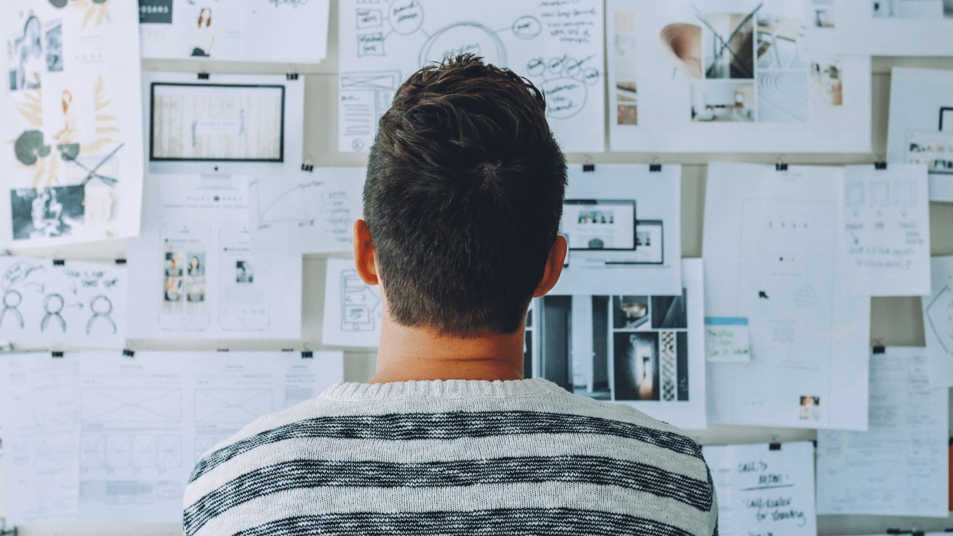 succession planning tools - man planning on wall