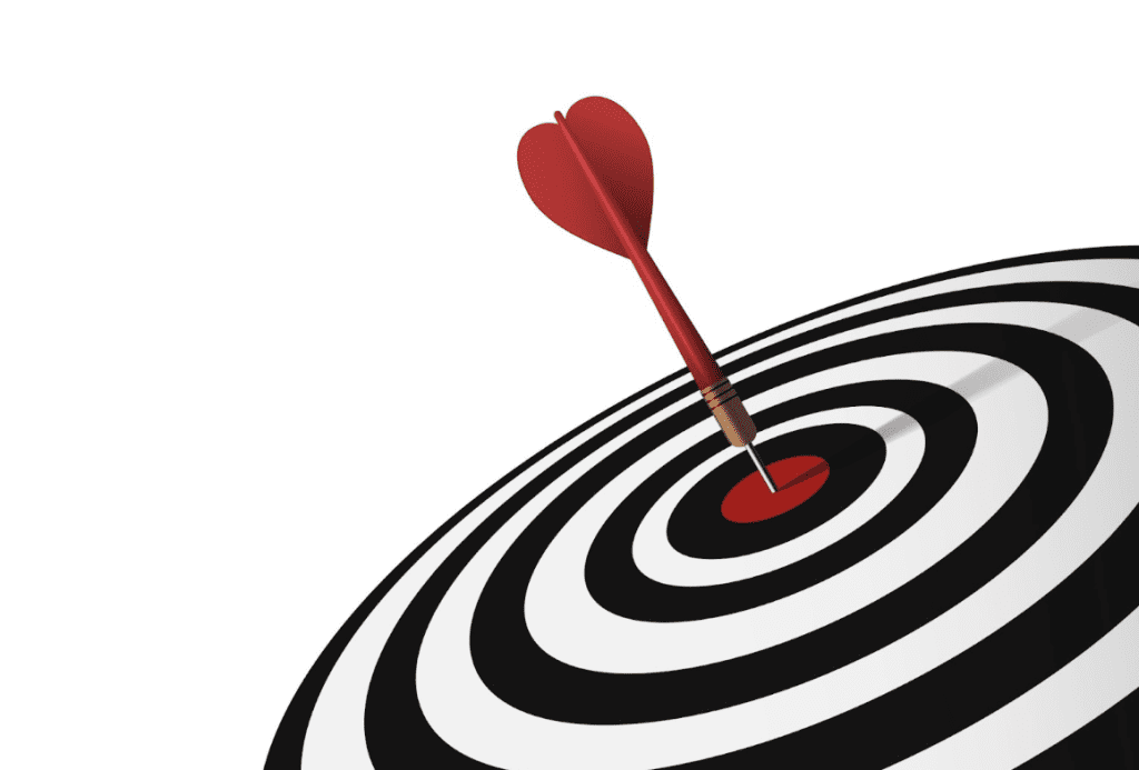 Small business owner | Dart in a bullseye.