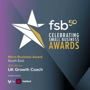 Federation of Small Businesses Micro business of the Year 2024 award winner South East badge