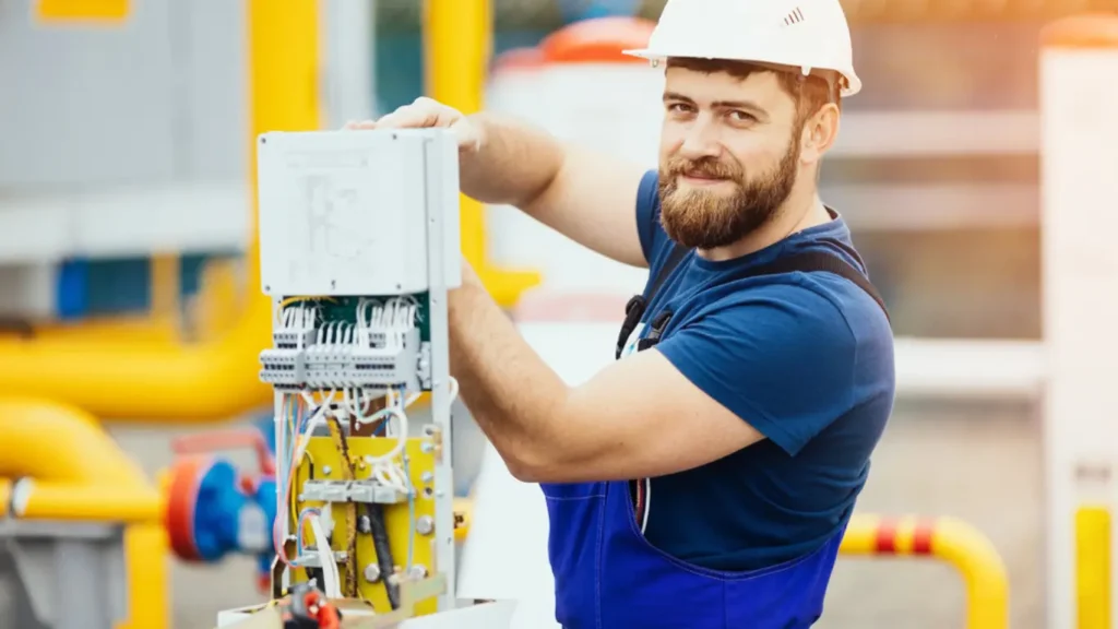 electricials business owner working